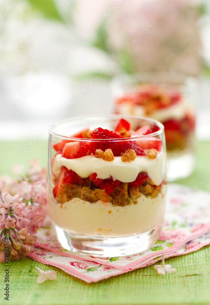 Strawberry and mascarpone trifle Strawberry and mascarpone trifle