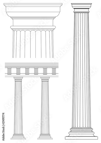 vector classic column