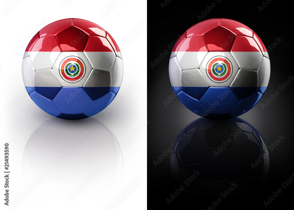 Obraz premium Pallone da calcio Paraguay