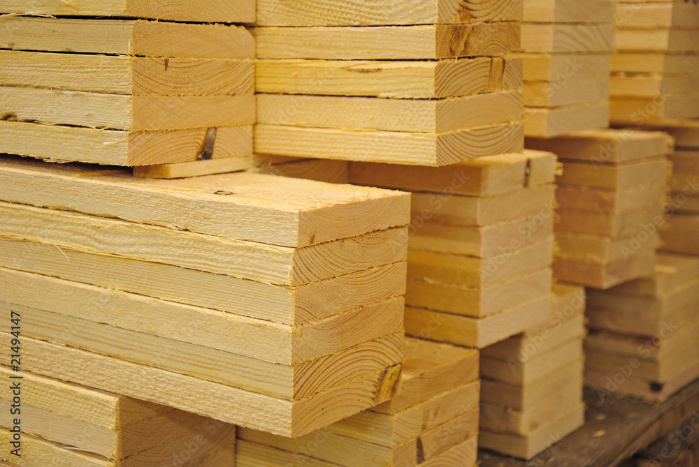 Wood industrial stack Wood industrial stack