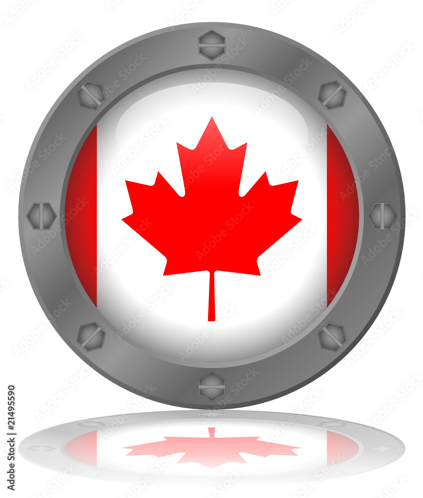 3dRose lsp_80929_2 Photo of Canada Flag Button Double Toggle Switch 