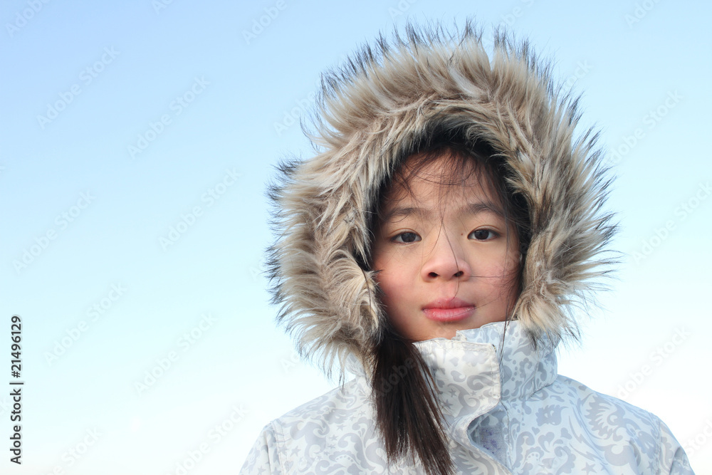 child in winter child in winter