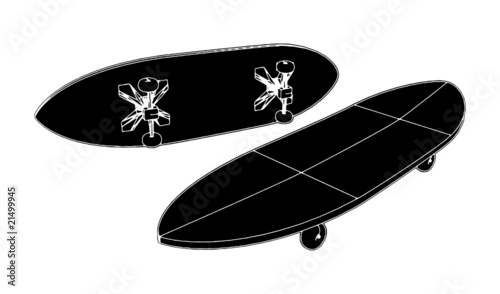Skateboard Vector 05