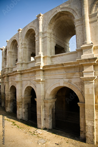 Historical Roman Arena in Arles, Provence, France