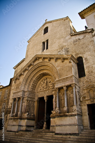 Church of St. Trophime in Arles  Provence  France