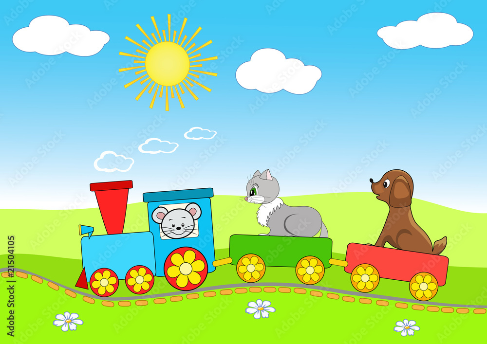 Obraz premium Baby train.