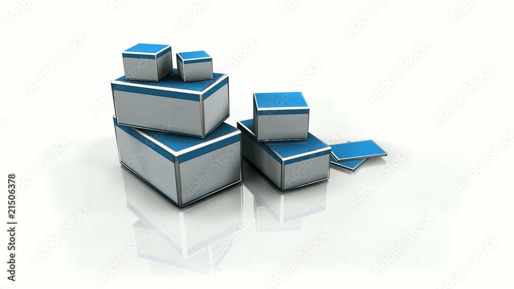 Animation packaging 3D business e-commerce