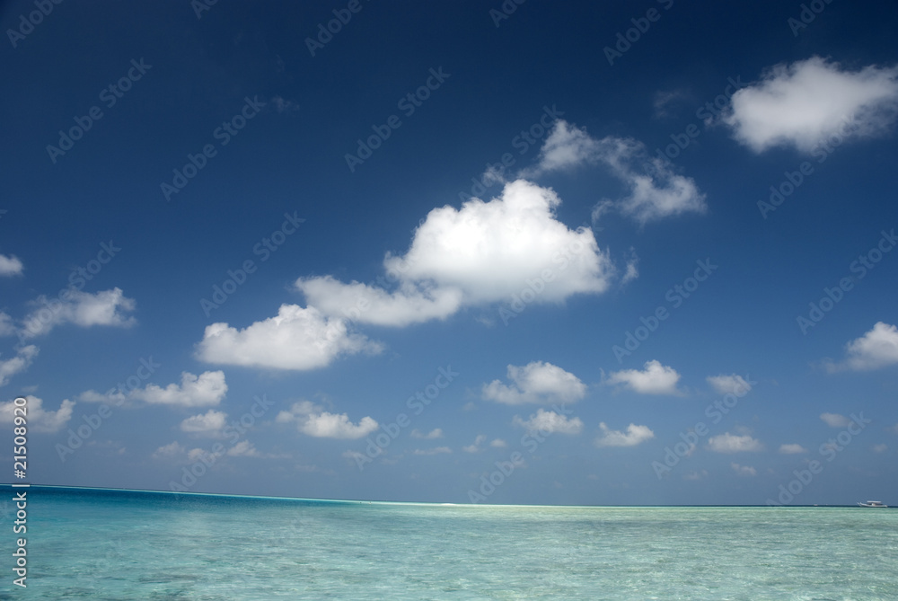 Clouds on the ocean