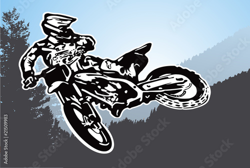 Motorcycle vector