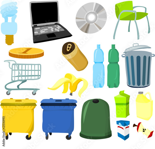 Set of objects and tools C