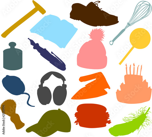 Set of objects and tools B