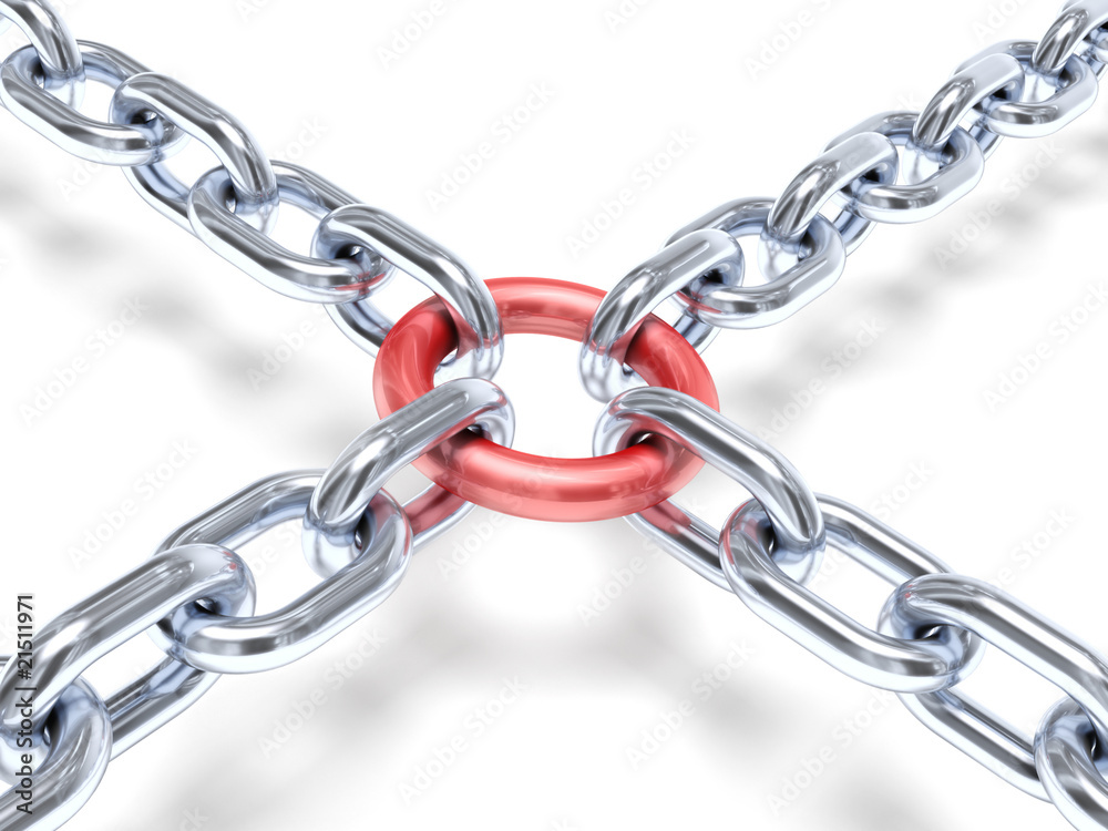 Obraz premium L'anello rosso