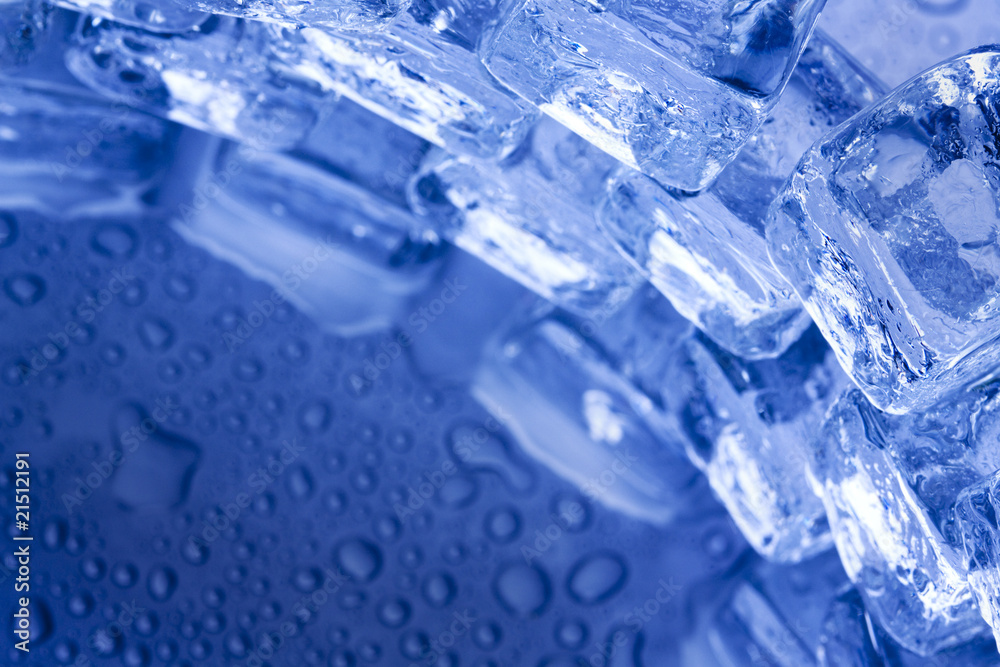 Ice cubes wall Ice cubes wall