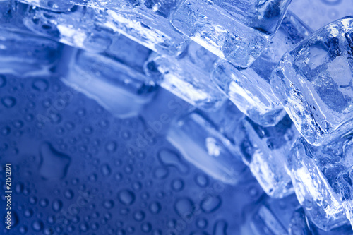 Ice cubes wall