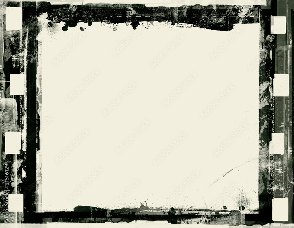 Grunge film frame with space for your images Grunge film frame with space for your images