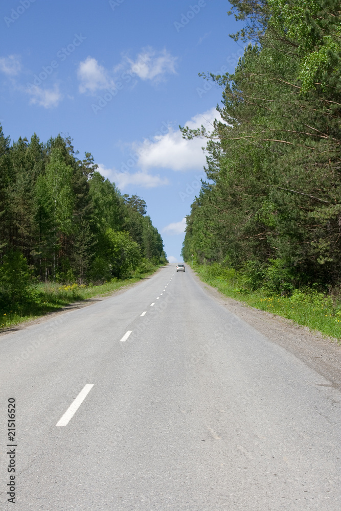 Fototapeta premium Open road