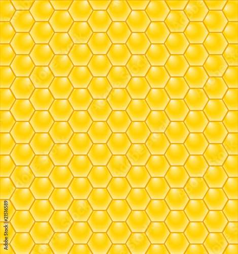 vector illustration of a honeycomb pattern