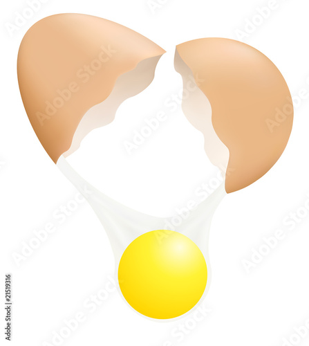 Broken egg