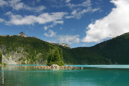 A view of Garibaldi Lake in BC, Canada.