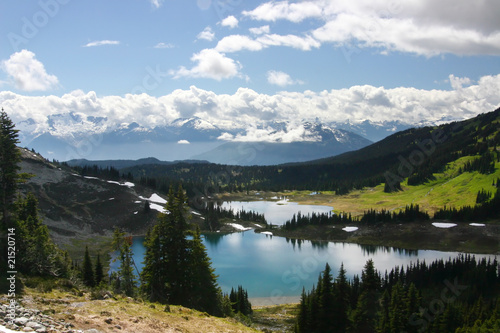 A view of garibaldi lake park in BC  Canada.