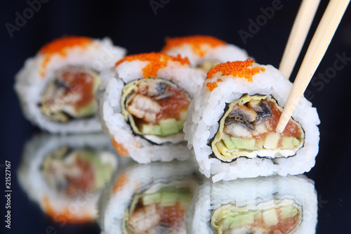 Obraz na płótnie Maki sushi w salonie