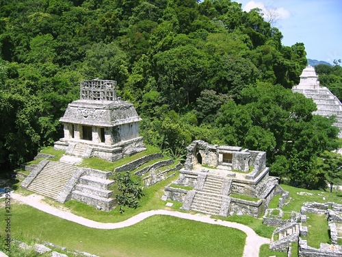 Palenque mayan ruins maya Chiapas Mexico #21529575