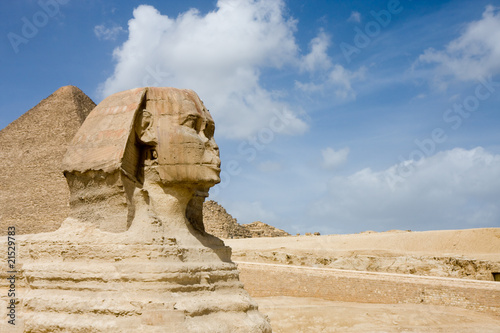 Sphinx and Pyramids photo