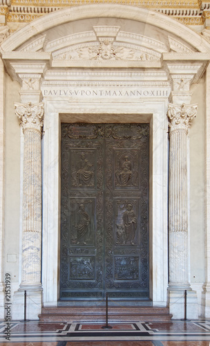 saint peter's basilica filarete door
