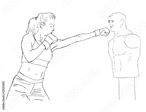 Kickboxing training © dencaLE