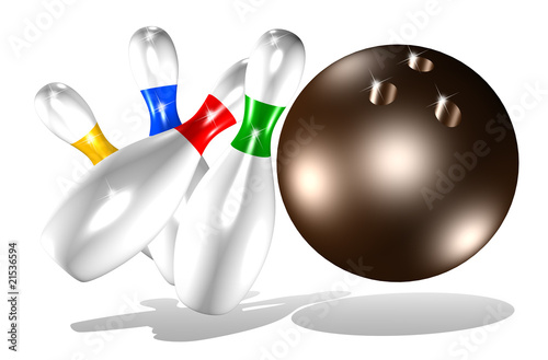 Bowling-3d photo