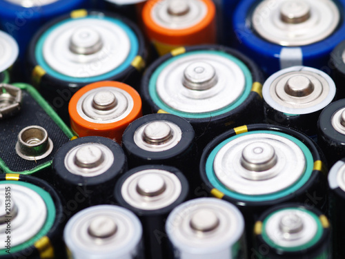 old batteries photo