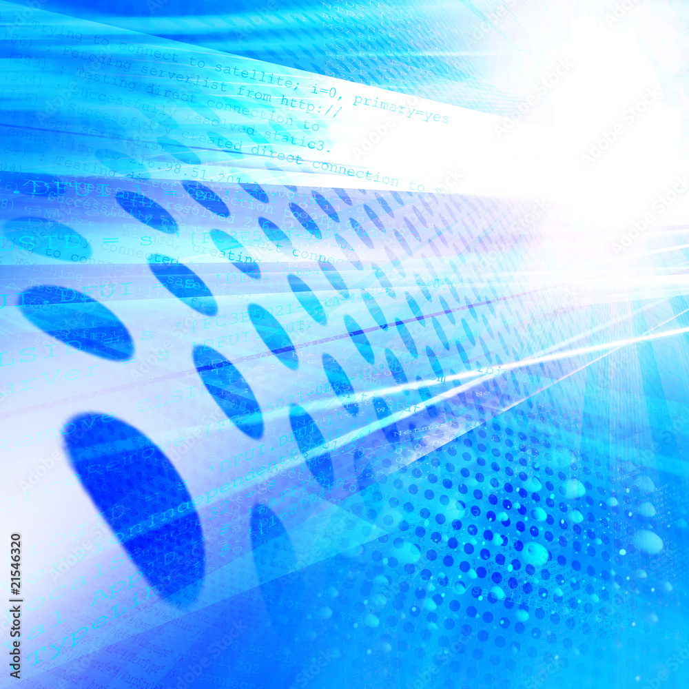 Obraz premium Abstract technology, binary code