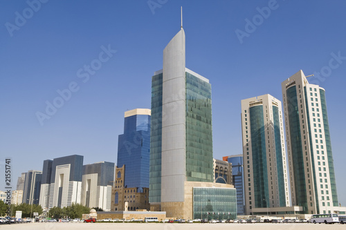 Doha Financial District Skyline, Qatar © Darren Baker