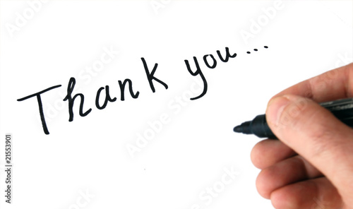 Thank you note