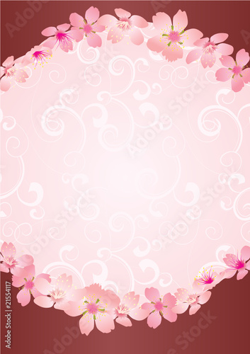 pink flowers backdrop