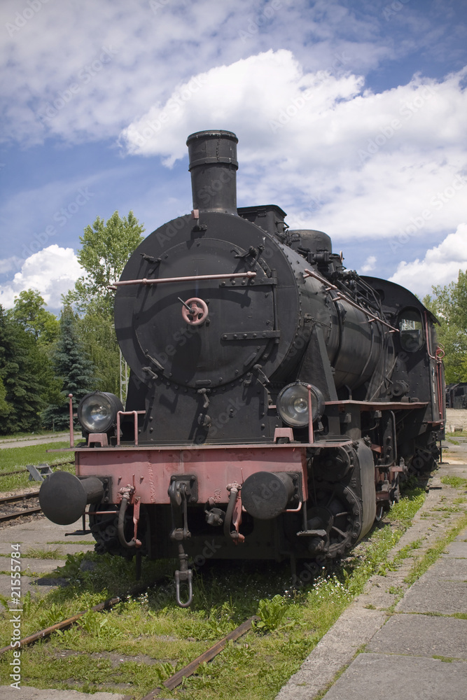 Fototapeta premium stary parowóz polski