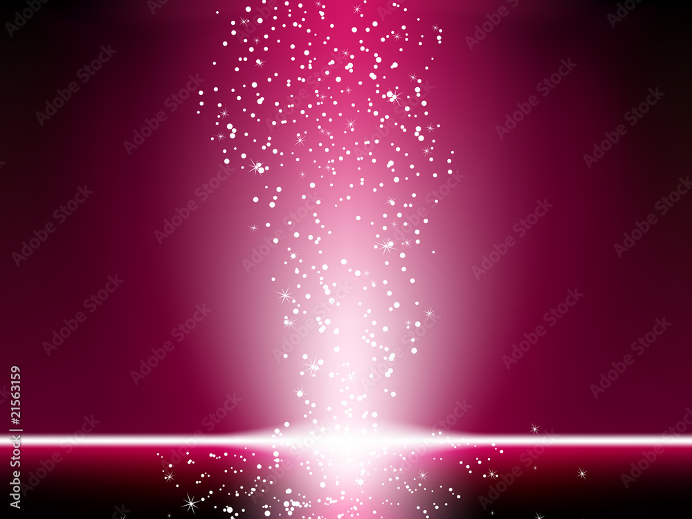 Fototapeta premium Pink Stars Background.