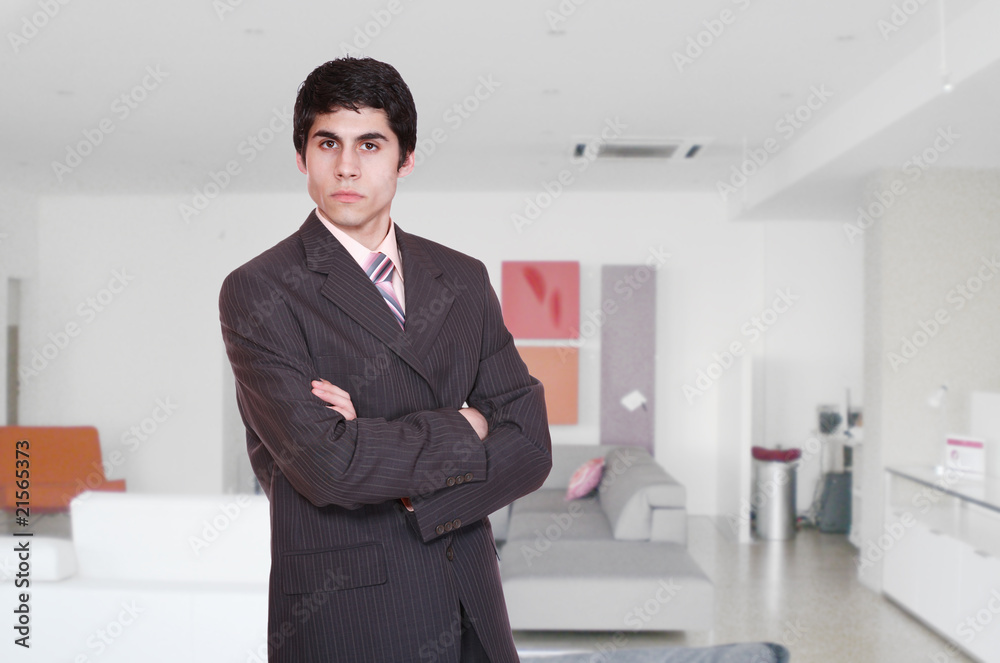 Portrait of a salesman