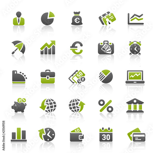 Green & Black Website Icons