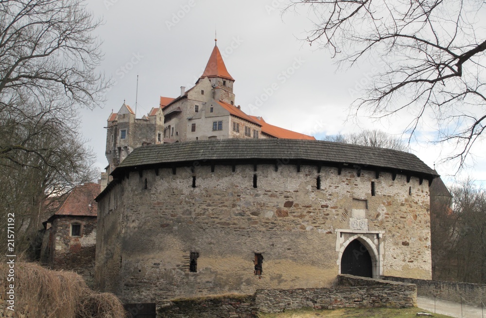 Gothic castle Pernstejn