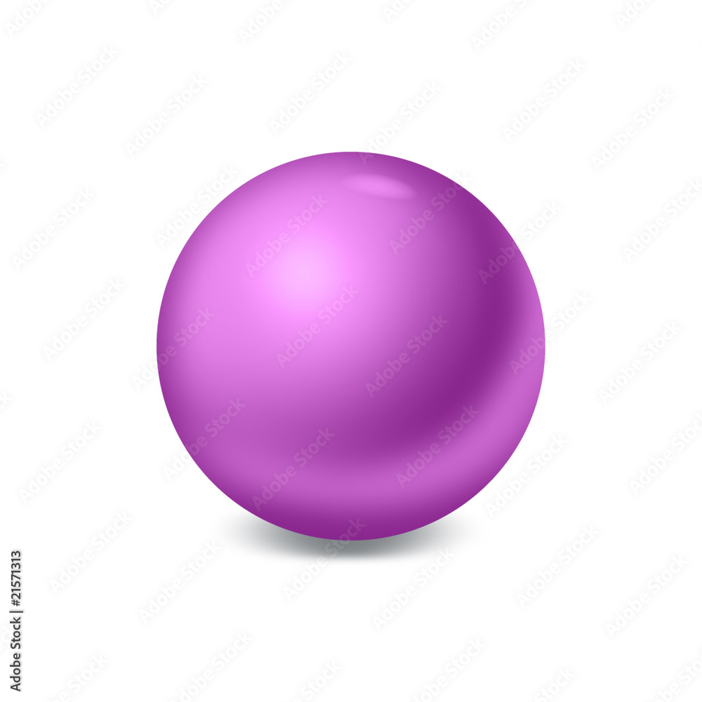 Obraz premium Purple ball