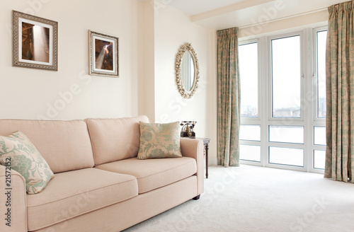 Couch in classic room