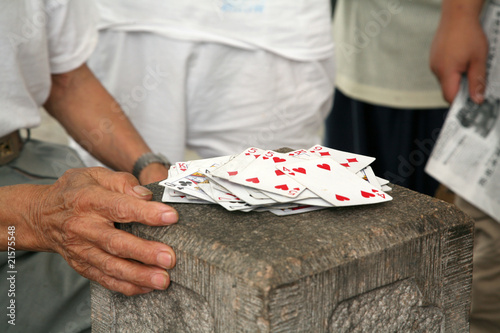 pile of cards photo