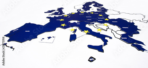 Schilderij op canvas Comunidad Europea cee
