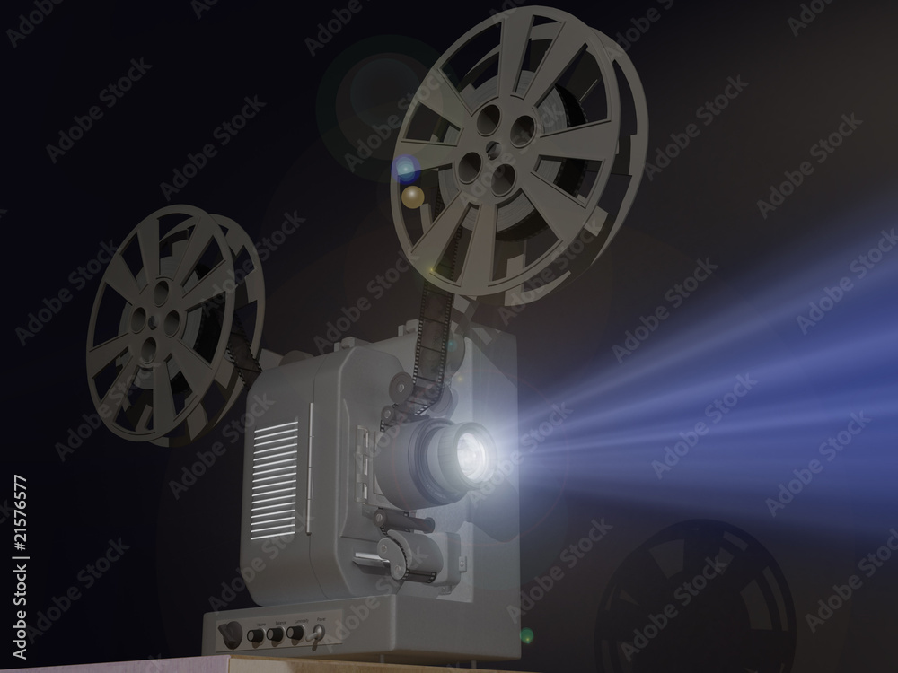 Naklejka premium Projector