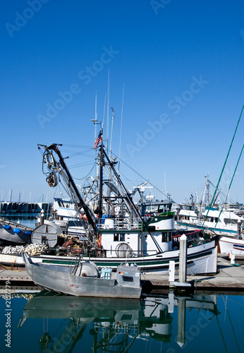 Silver Boat by Fishing Trawler © dbvirago