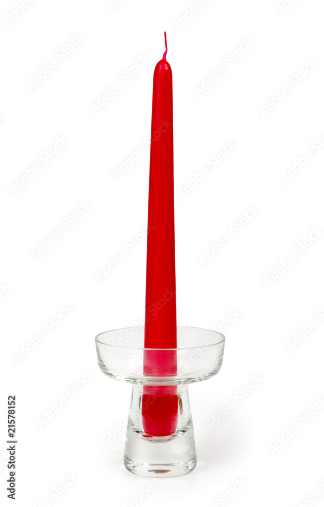 Candle with candlestick Candle with candlestick