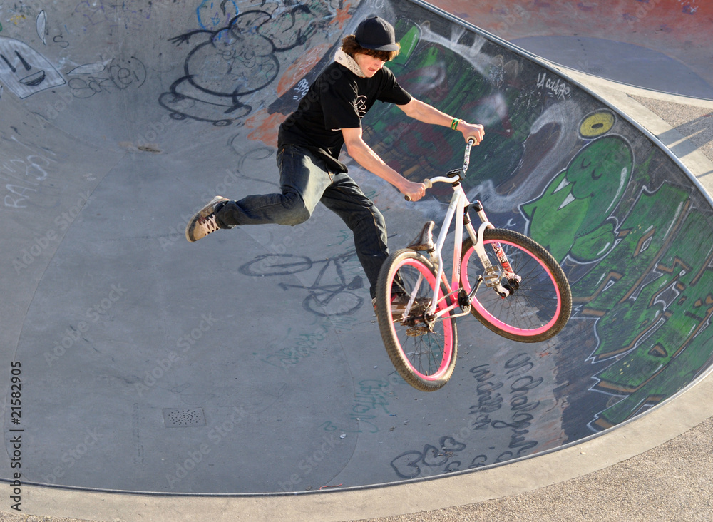 Obraz premium BMX/ Dirt Biker