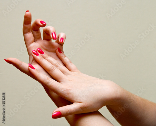 woman hands