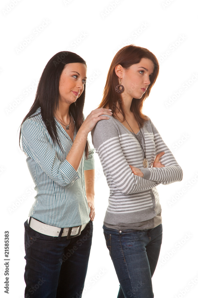 Women are angry and offended when arguing Women are angry and offended when arguing